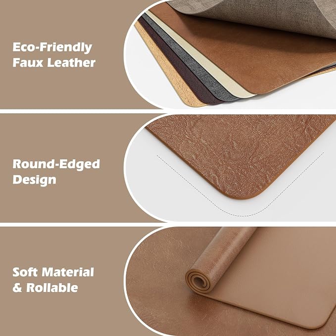 Aofmee Faux Leather Placemats Set of 6 - Image 6
