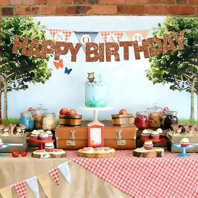 BEISHIDA Glitter Brown 116 PCS A-Z DIY Letter Custom Banner Party Decor | 111 - Image 6