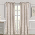 Loom and Mill Damask Floral Curtains by LoomandMill
