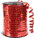 500 Yards Laser Red Curling Ribbon, 1/5 Inch Wide Shining Metallic Ribbons by Unknown