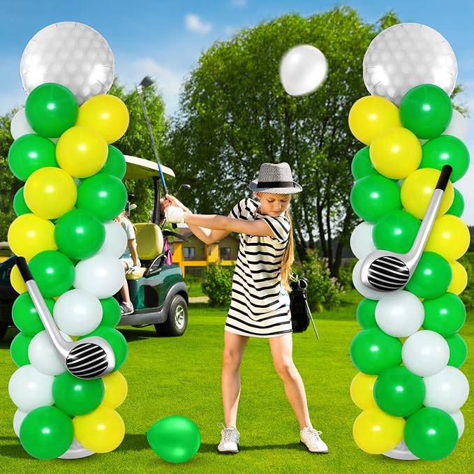 Soulchen 2 Set Golf Hole in One Balloon Column Stand Kit - Image 3