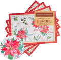 Maison d' Hermine Placemats Set of 4 Reusable 100% Cotton | Cloth Place Mats by MaisondHermine