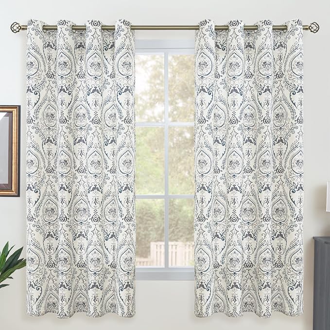 Linen Curtains 63 inch Length for Living Room, 2 Panels Each 52 x 63 Inch - Image 2