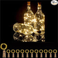 Bottle Lights 12 Pack 20 LEDs Cork Lights for Wine Bottles Battery (Included) Powered Fairy Mini String Lights for DIY Jar Lighting Indoor Bedroom Party Wedding Christmas Halloween Decor (Warm White)