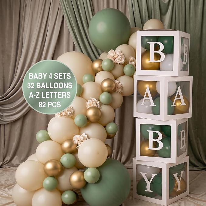 82 PCS Baby Shower Decorations for Boy Or Girl Kit by RegalDecorations