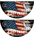 2PCS 250th Anniversary USA Flag, 1.5X3 FT 1776-2026 Fan Flags, 2 Ply Year by Unknown
