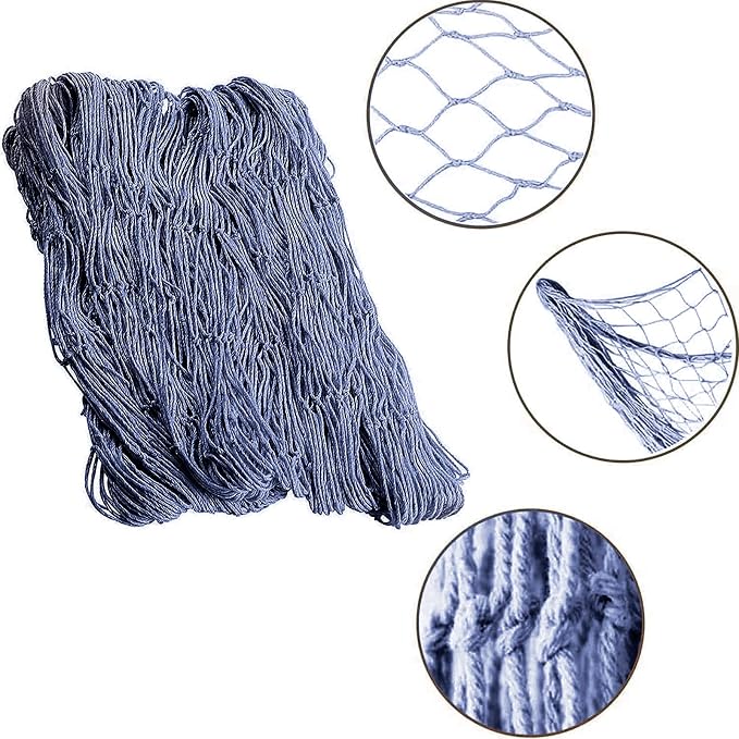 79 x 59 inch Nature Fish Net Wall Decoration - Image 2