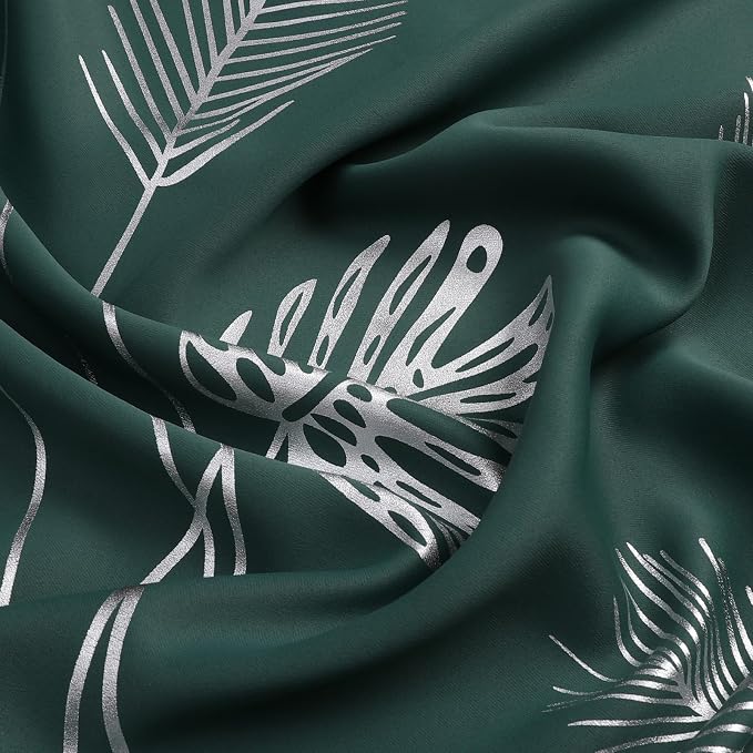 Green Room Darkening Curtains 72 Inches Long - Image 5