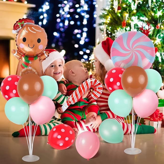 6 Sets Christmas Gingerbread Balloon Stand Kit - Image 5