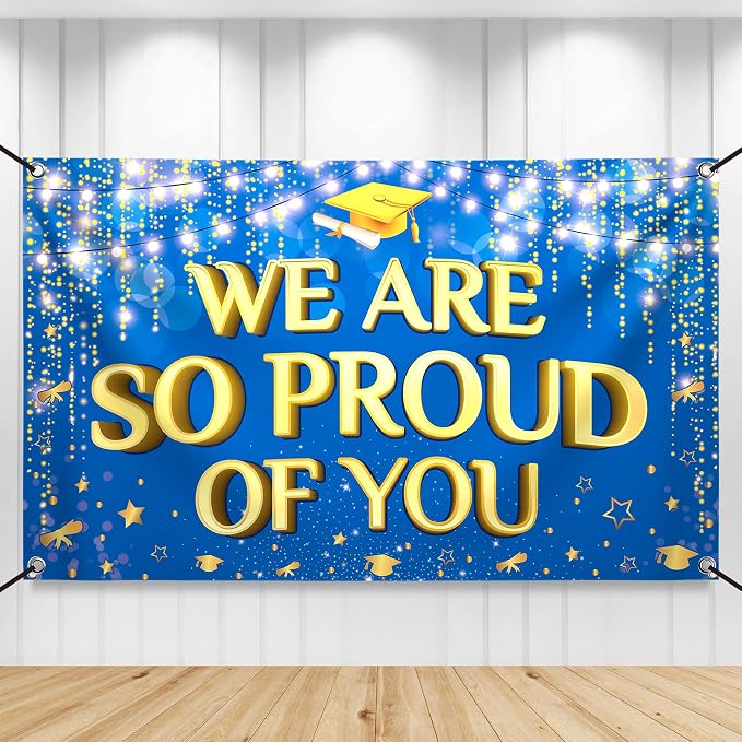 KatchOn, We are So Proud of You Banner Blue by KatchOn