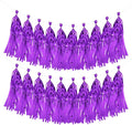 MECCANIXITY 20Pcs Shiny Tassel Garland Banner Tissue Paper by MECCANIXITY