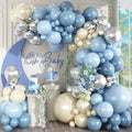 Dusty Blue Balloon Arch Kit by Jobkoo