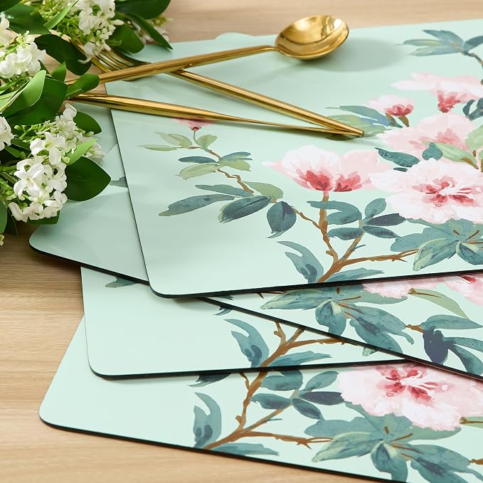 Laura Ashley Cork Placemats, 16 x 12-inch, Blossom Branch | Ideal - Image 4