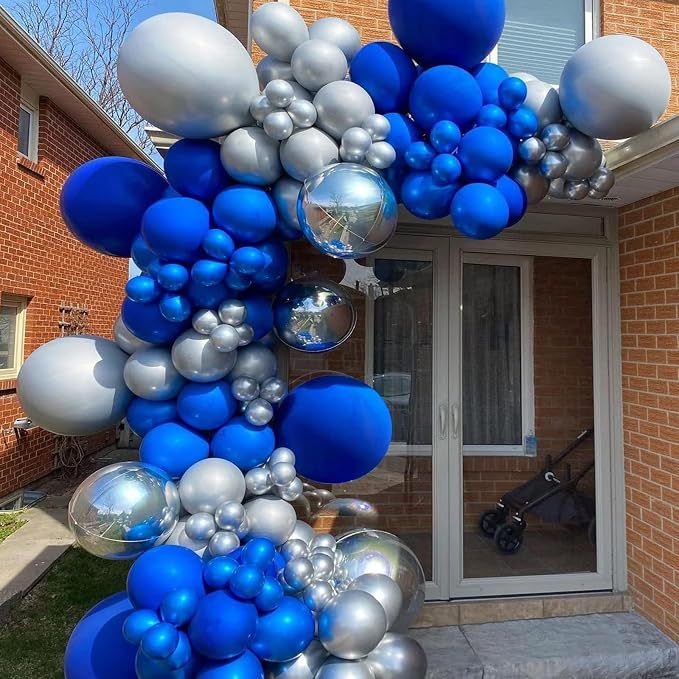 FOTIOMRG Royal Blue Balloons 12 inch, 100 Pack Royal Blue Latex Balloons - Image 4