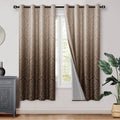 DWCN 100% Blackout Curtains for Bedroom 63 Inch Long by DWCN