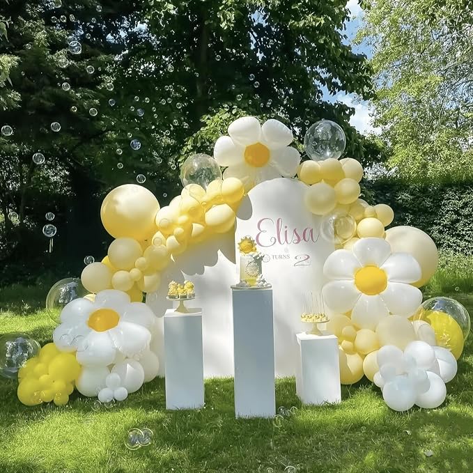 412pcs Pastel Yellow Balloon Garland Arch Kit 18 12 10 5 Inch Different Sizes - Image 5