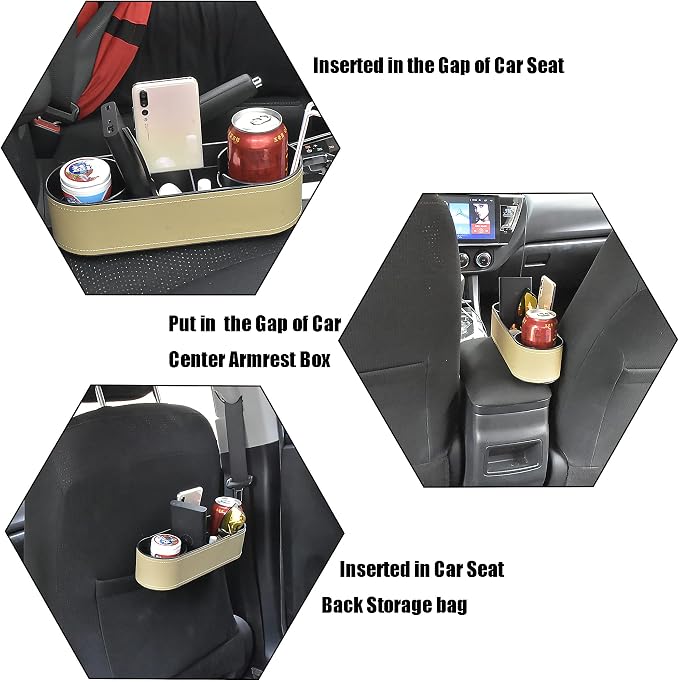 Console Side Pocket, Cup Holder - Image 7
