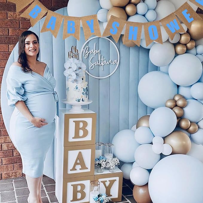 LaRibbons Burlap Banner, 5x7.5 | Burlap Banner DIY Party Decor - Image 5