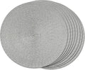 FunWheat Round Braided Placemats Set of 8 Place Mats by FunWheat