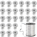 Frcctre 24 Pack Balloon Weights Metallic Silver Anchors Balloon Holder Foil by Frcctre