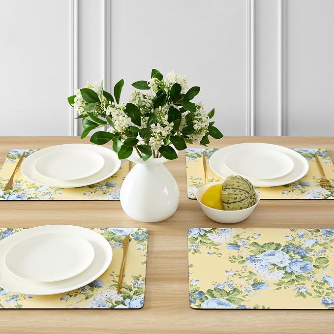 Laura Ashley Cork Placemats, 16 x 12-inch, Joyce | Ideal - Image 2
