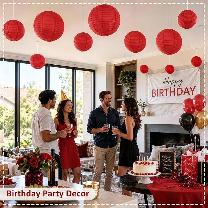 Red Paper Lanterns, bridal showers, restaurants and Chinese Japanese parties - Image 5