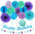 Winter-Wonderland Christmas-Snowflake Frozen Birthday Party-Decorations by Huglony