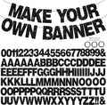 BEISHIDA Glitter Black 116 PCS A-Z DIY Letter Custom Banner Party Decor | 111 by Beishida