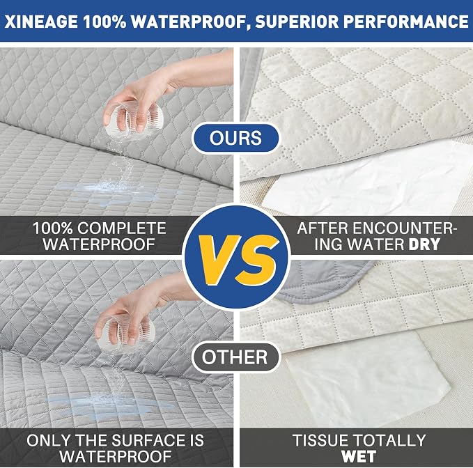 XINEAGE Oversized Sofa Cover Waterproof Couch Covers - Image 3