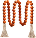 Meplait 39in Wood Bead Garland, Farmhouse Beads by Meplait