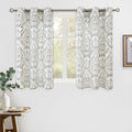 Cafe Linen Curtains 45 inch Length by LAMIT