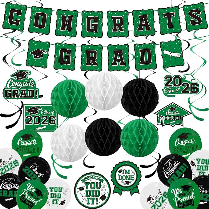 2026 Graduation Party Supplies Kit by Gatherfun