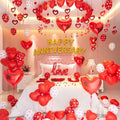 Happy Anniversary Decorations, Happy Anniversary Banner, Heart Hanging String by CboDecoBalloonArchKit