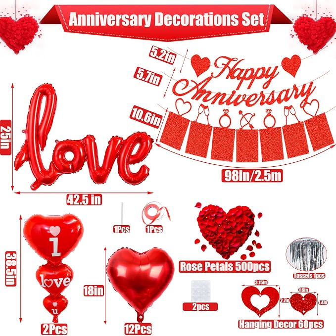 Happy Anniversary Decorations Set - Image 2