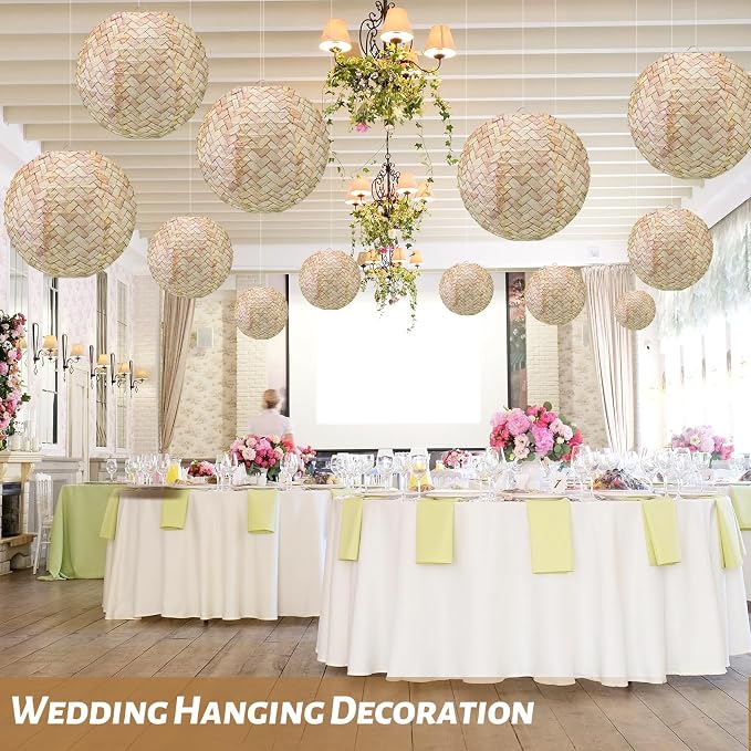 12 Pcs 10 Inch Hanging Paper Lanterns Party Decorations Pastel Classroom Decor - Image 6