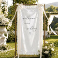 150x60cm Large Wedding Welcome Banner Sign by MiMaikNeonSign