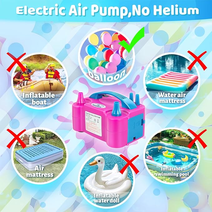 Anordsem Electric Balloon Air Pump: Polypropylene Plastic Case - Image 6