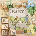 Classic Winnie Bear Baby Shower Decorations, Neutral All-In-One Pooh Baby by Lopeastar