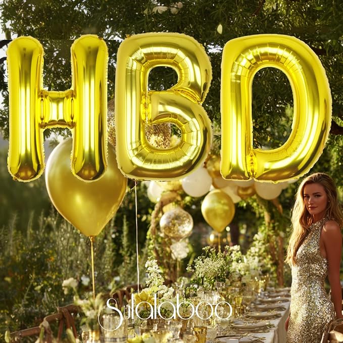 40 Inch Gold Letter O Balloon Big Foil Helium Letter Balloons A-Z | Giant Large - Image 4