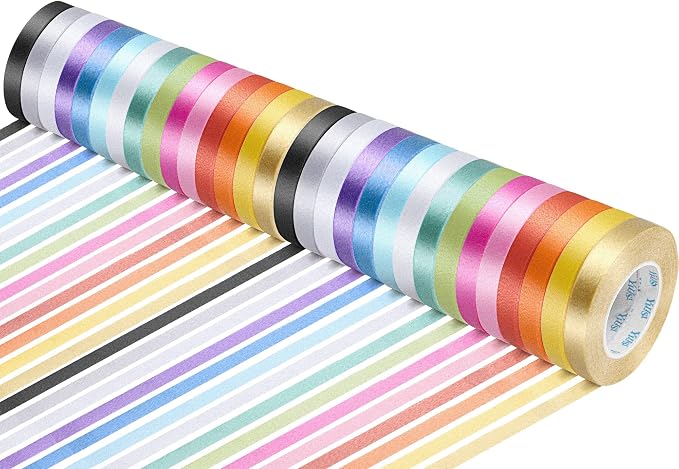 30 Rolls Curling Ribbons 1/5" Wide x 11 Yards 330 Yards Shiny Plastic Balloon - Image 2