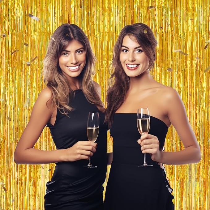 DECOCKRAT 3 Pack Foil Fringe Backdrop - Image 5