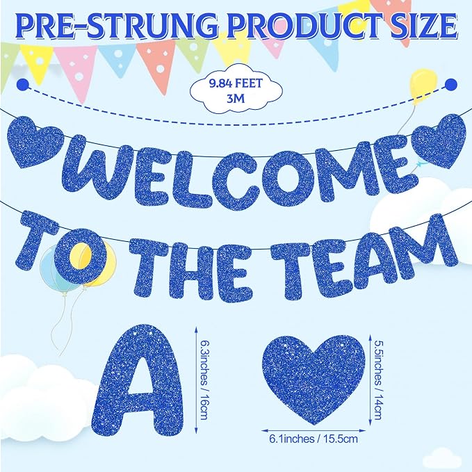 BLMHTWO Pre-Strung Welcome to The Team Banner - Image 2