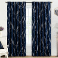Yakamok Navy Blue Blackout Curtains by Yakamok