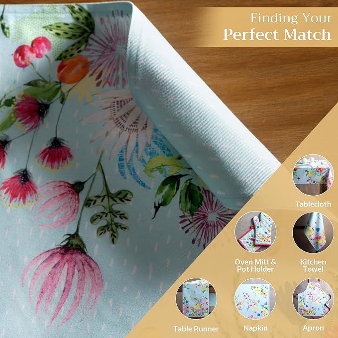 Maison d' Hermine Placemats Set of 4 Reusable 100% Cotton | Cloth Place Mats - Image 6