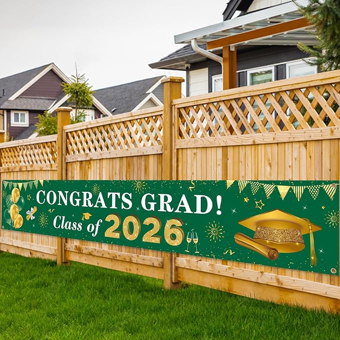 2026 Graduation Decorations Congrats Grad Class of 2026 Banner - Image 4