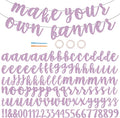 BEISHIDA 116 PCS A-Z DIY Letter Banner Kit Make Your Own Banner，Including 111 by Beishida