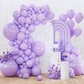 PartyWoo Lavender Balloons 155pcs Light Pastel Purple Lilac Color | 18 12 10 5 by PartyWoo