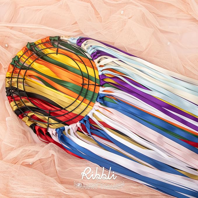 Ribbli Double Faced Royal Blue Satin Ribbon, 3/8” x Continuous 25 Yards - Image 5
