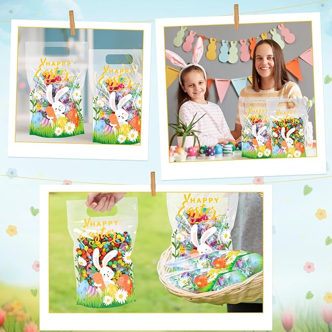 50 Pcs Easter Self Sealed Pouches Clear Sealing Pouches - Image 5