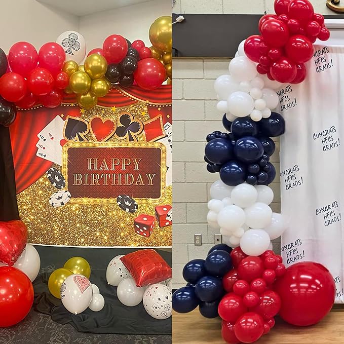 114pcs Red Balloons Different Sizes, 18 12 10 5 inch Red Latex Balloons | - Image 7
